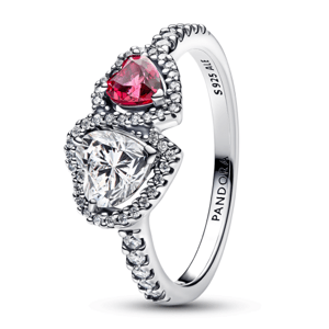 PANDORA halo prsten Srdce 193662C01