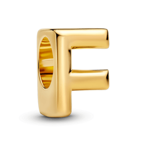 PANDORA pozlacený korálek písmeno F 763952C00
