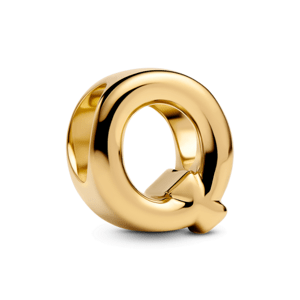 PANDORA pozlacený korálek písmeno Q 763963C00